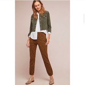 Sanctuary x Anthropologie Leopard Print Joggers